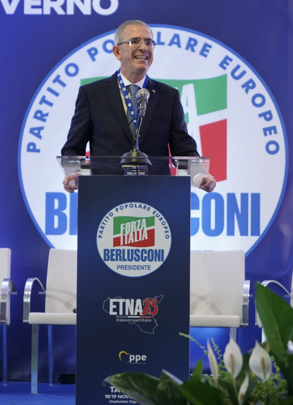 Marco Falcone Etna23 Taormina Forza Italia