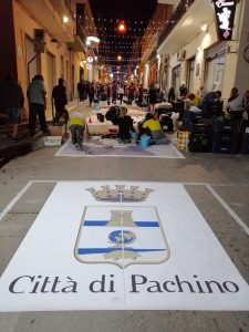 Pachino durante i preparativi inverdurata